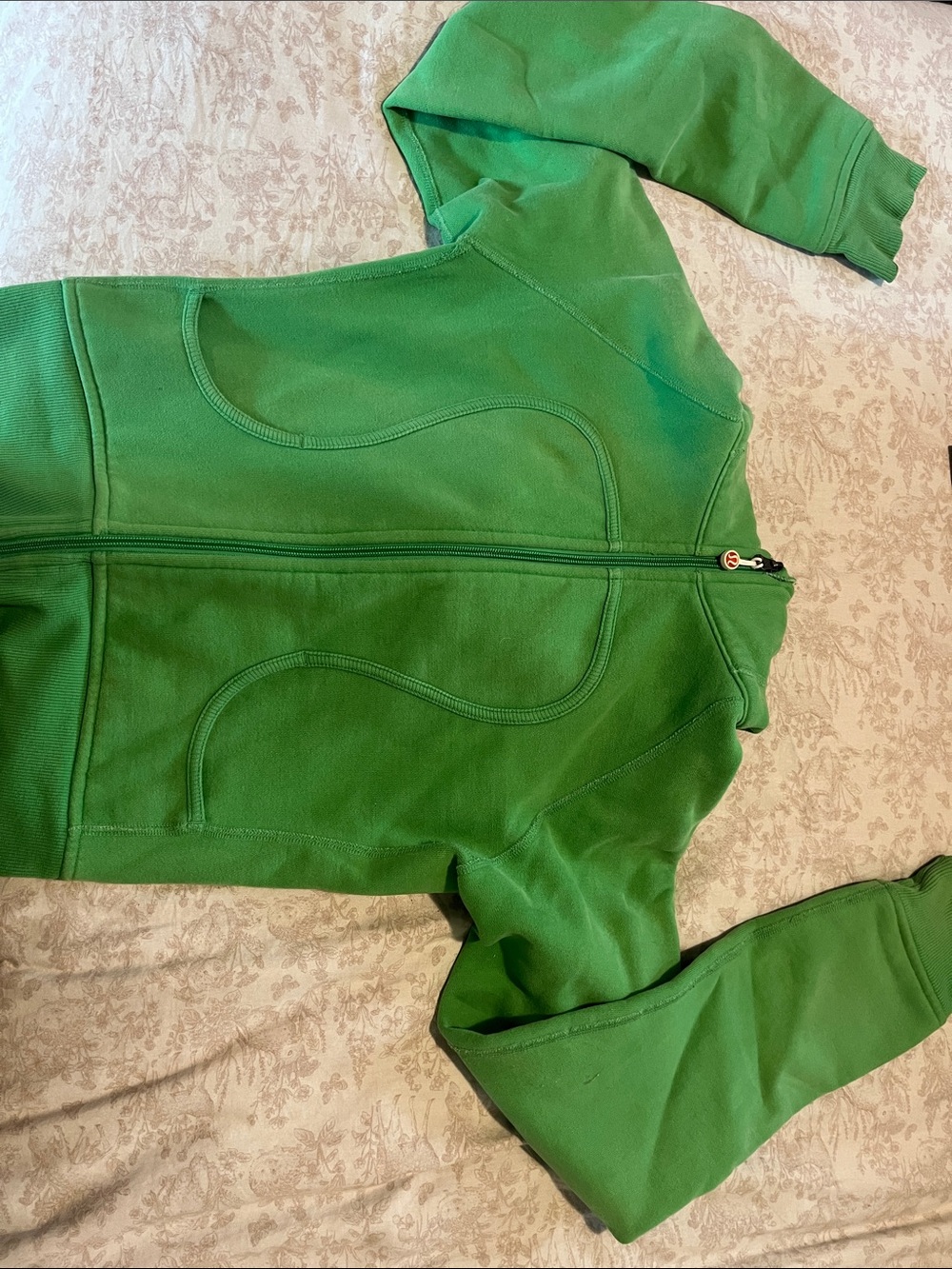 vintage Green Lululemon Zip-Up Hoodie